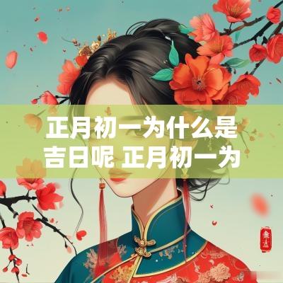 正月初一为什么是吉日呢 正月初一为什么是吉日呢女孩