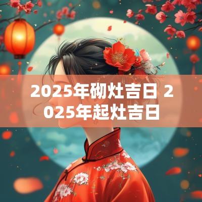 2025年砌灶吉日 2025年起灶吉日