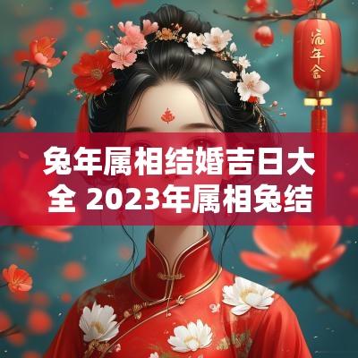 蛇年属相结婚吉日大全 2025年属相兔结婚吉日