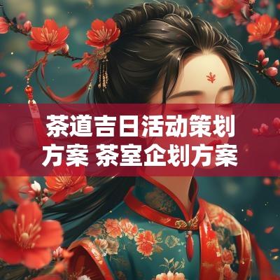 茶道吉日活动策划方案 茶室企划方案