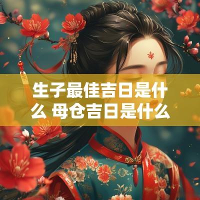 生子最佳吉日是什么 母仓吉日是什么意思