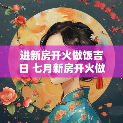 进新房开火做饭吉日 七月新房开火做饭吉日