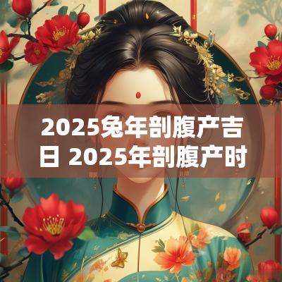 2025蛇年剖腹产吉日 2025年剖腹产时间选择吉日
