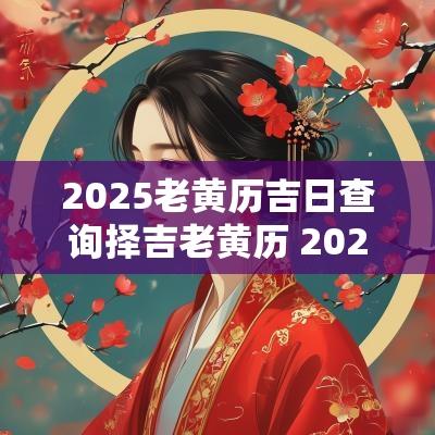 2025老黄历吉日查询择吉老黄历 2025老黄历取车吉日
