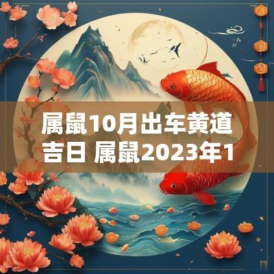 属鼠10月出车黄道吉日 属鼠2025年10月提车吉日