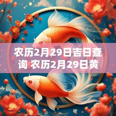 农历2月29日吉日查询 农历2月29日黄道吉日查询
