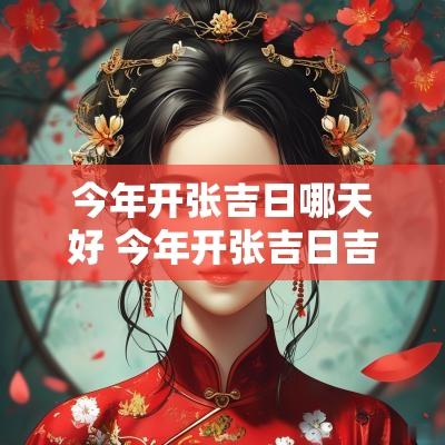 今年开张吉日哪天好 今年开张吉日吉时