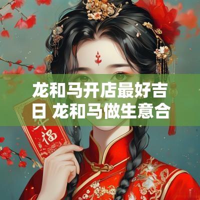 龙和马开店最好吉日 龙和马做生意合不合财
