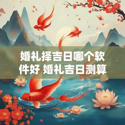 婚礼择吉日哪个软件好 婚礼吉日测算