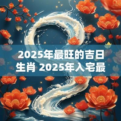 2025年最旺的吉日生肖 2025年入宅最旺吉日