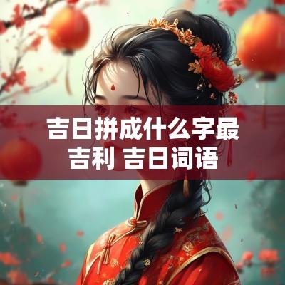 吉日拼成什么字最吉利 吉日词语