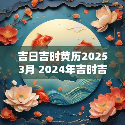 吉日吉时黄历20253月 2025年吉时吉日查询老黄历