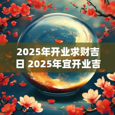 2025年开业求财吉日 2025年宜开业吉日