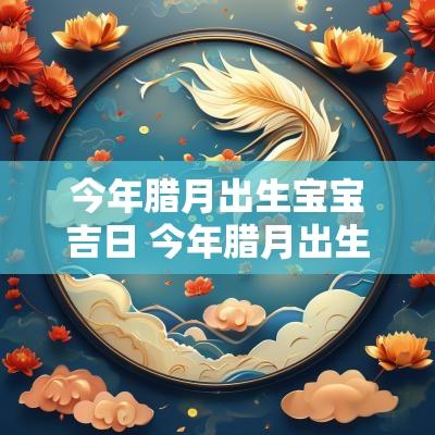 今年腊月出生宝宝吉日 今年腊月出生宝宝取名
