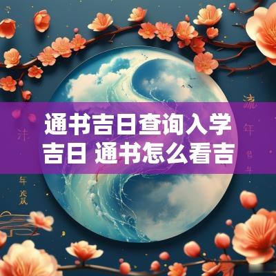 通书吉日查询入学吉日 通书怎么看吉日