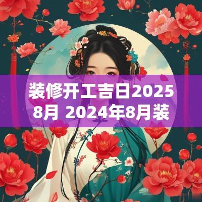 装修开工吉日20258月 2025年8月装修开工吉日查询