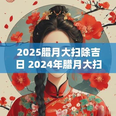 2025腊月大扫除吉日 2025年腊月大扫除最好的日期
