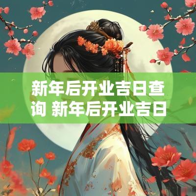 新年后开业吉日查询 新年后开业吉日查询最新
