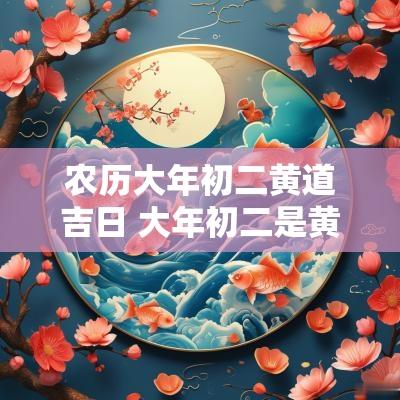 农历大年初二黄道吉日 大年初二是黄道吉日吗