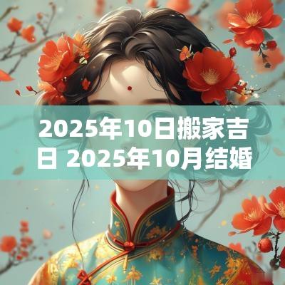 2025年10日搬家吉日 2025年10月结婚黄道吉日