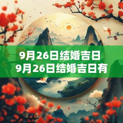 9月26日结婚吉日 9月26日结婚吉日有哪些
