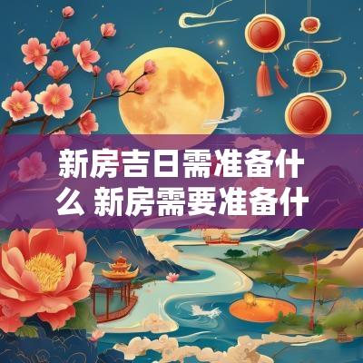 新房吉日需准备什么 新房需要准备什么东西呢