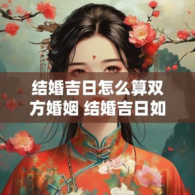 结婚吉日怎么算双方婚姻 结婚吉日如何算