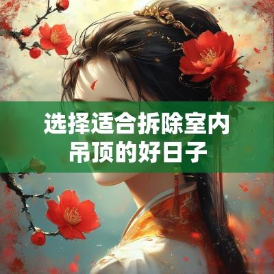 选择适合拆除室内吊顶的好日子