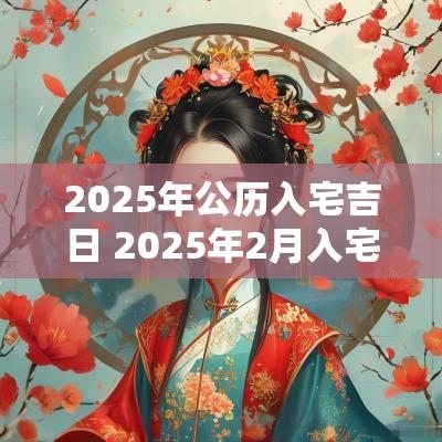 2025年公历入宅吉日 2025年2月入宅黄道吉日