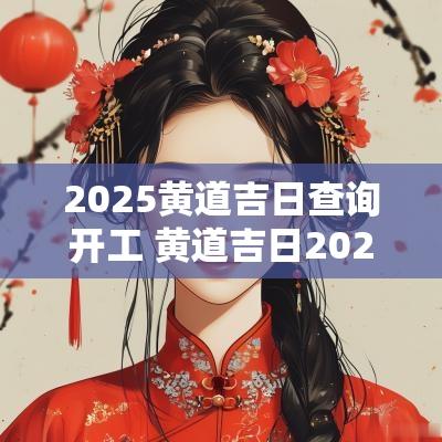 2025黄道吉日查询开工 黄道吉日2025年老黄历查询