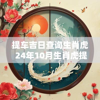 提车吉日查询生肖虎 24年10月生肖虎提车吉日