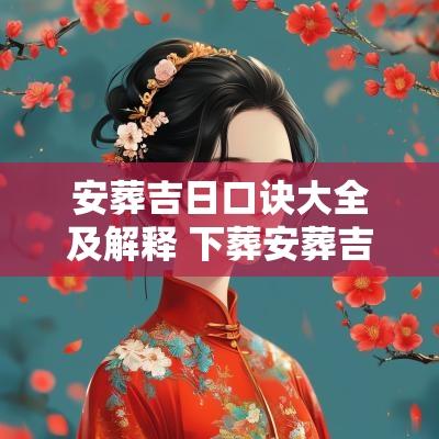 安葬吉日口诀大全及解释 下葬安葬吉日大全表