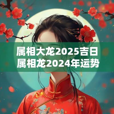 属相大龙2025吉日 属相龙2025年运势及运程