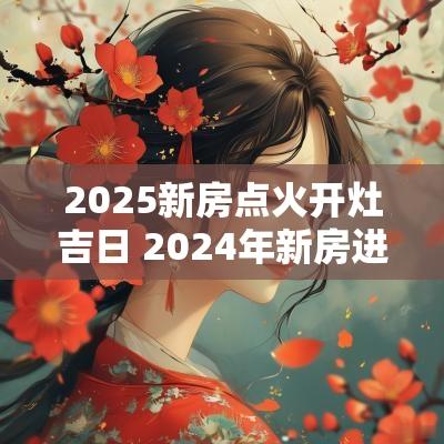 2025新房点火开灶吉日 2025年新房进火吉日