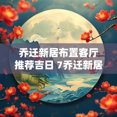 乔迁新居布置客厅推荐吉日 7乔迁新居黄道吉日