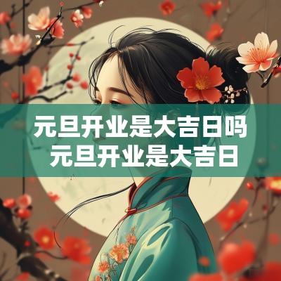 元旦开业是大吉日吗 元旦开业是大吉日吗为什么