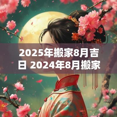 2025年搬家8月吉日 2025年8月搬家黄道吉日有哪几天