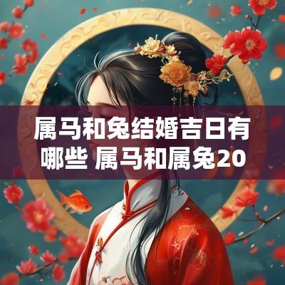 属马和兔结婚吉日有哪些 属马和属兔2025年最好的结婚日期