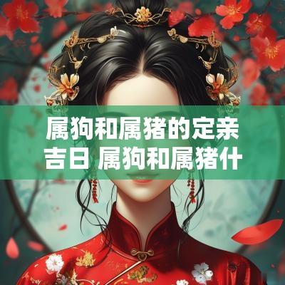 属狗和属猪的定亲吉日 属狗和属猪什么时候结婚好本文将详细介绍属狗与属猪的订婚吉日，旨在帮助这些生肖的人们选择合适的时机进行订亲仪式，以增加婚姻的幸福感与和谐度。