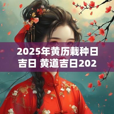 2025年黄历栽种日吉日 黄道吉日2025年老黄历