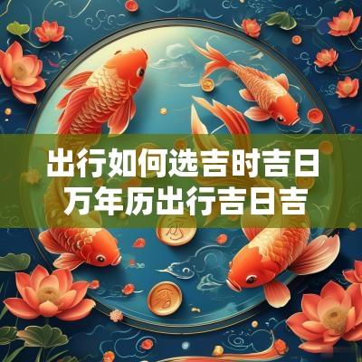 出行如何选吉时吉日 万年历出行吉日吉时