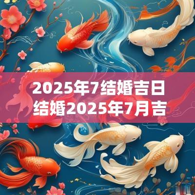 2025年7结婚吉日 结婚2025年7月吉日