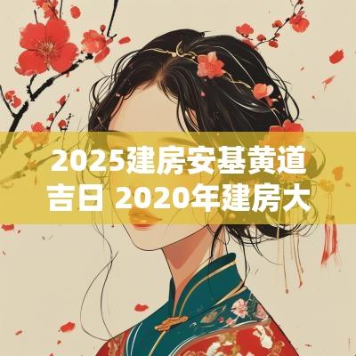 2025建房安基黄道吉日 2025年建房大吉日子