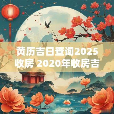 黄历吉日查询2025收房 2025年收房吉日