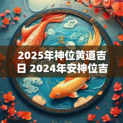 2025年神位黄道吉日 2025年安神位吉日表