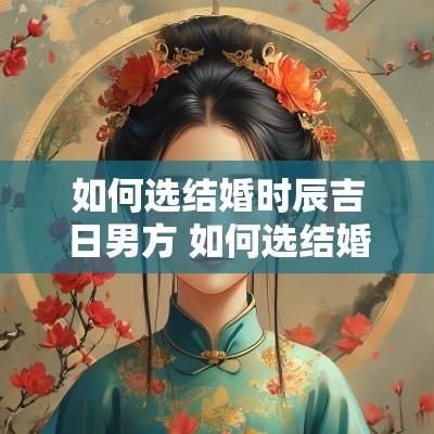 如何选结婚时辰吉日男方 如何选结婚吉日