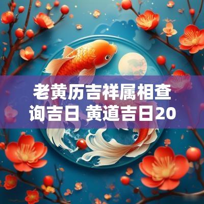 老黄历吉祥属相查询吉日 黄道吉日2025年老黄历查询属相