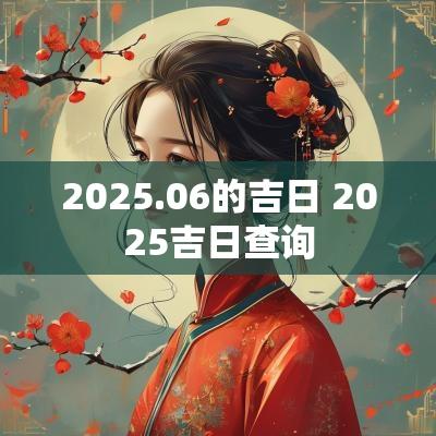 2025.06的吉日 2025吉日查询