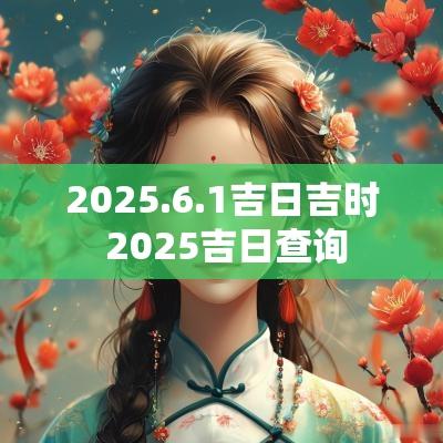 2025.6.1吉日吉时 2025吉日查询