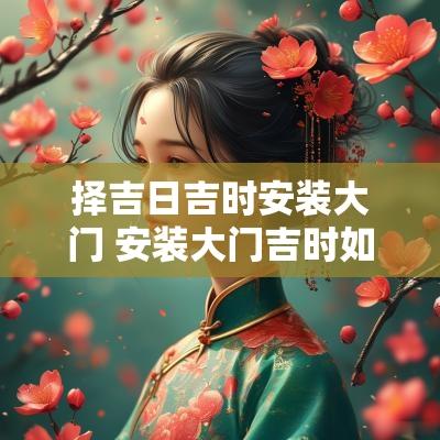 择吉日吉时安装大门 安装大门吉时如何选择